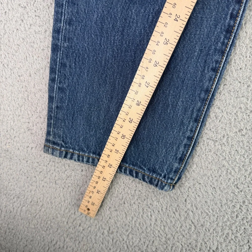 Levis 501 Jeans Mens 31x34 Blue Vintage Y2K Straight Leg Button Fly Denim